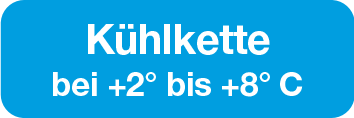 Kühlkette bei +2° bis +8° C