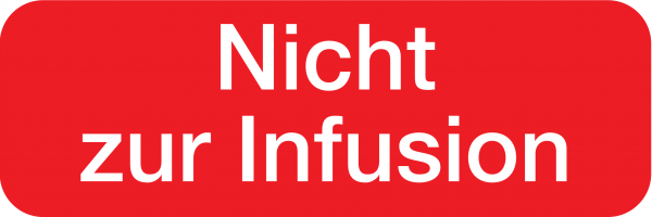 Nicht zur Infusion