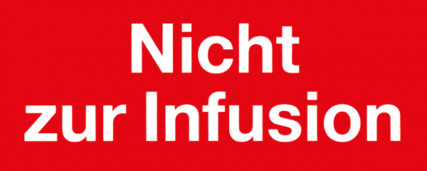 Nicht zur Infusion