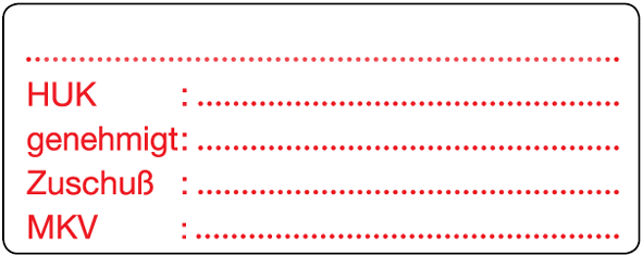 HUK genehmigt: Zuschuß: MKV