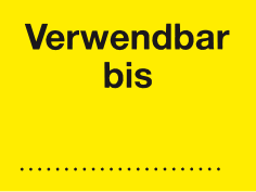 Verwendbar bis